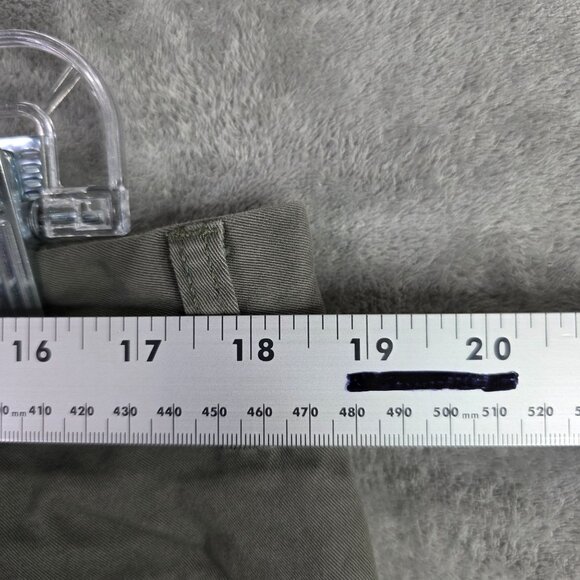 Mens Memeber's Mark Green Twill Shorts Flat Front 8" Inseam Cotton Stretch 36 - Picture 7 of 10